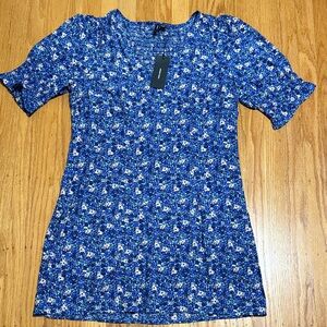 Vero Moda Blue Floral Dress